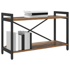 vidaXL Bookshelf 80 x 30 x 50 cm Engineered Wood Old wood 3