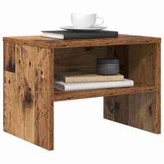 vidaXL Bedside Cabinet 2 pcs Old wood 40 x 40 x 30 cm Engineered Wood 3