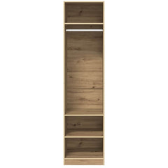 Wardrobe Engineered Wood 50 x 50 x 200 cm 3 Shelves Artisan oak