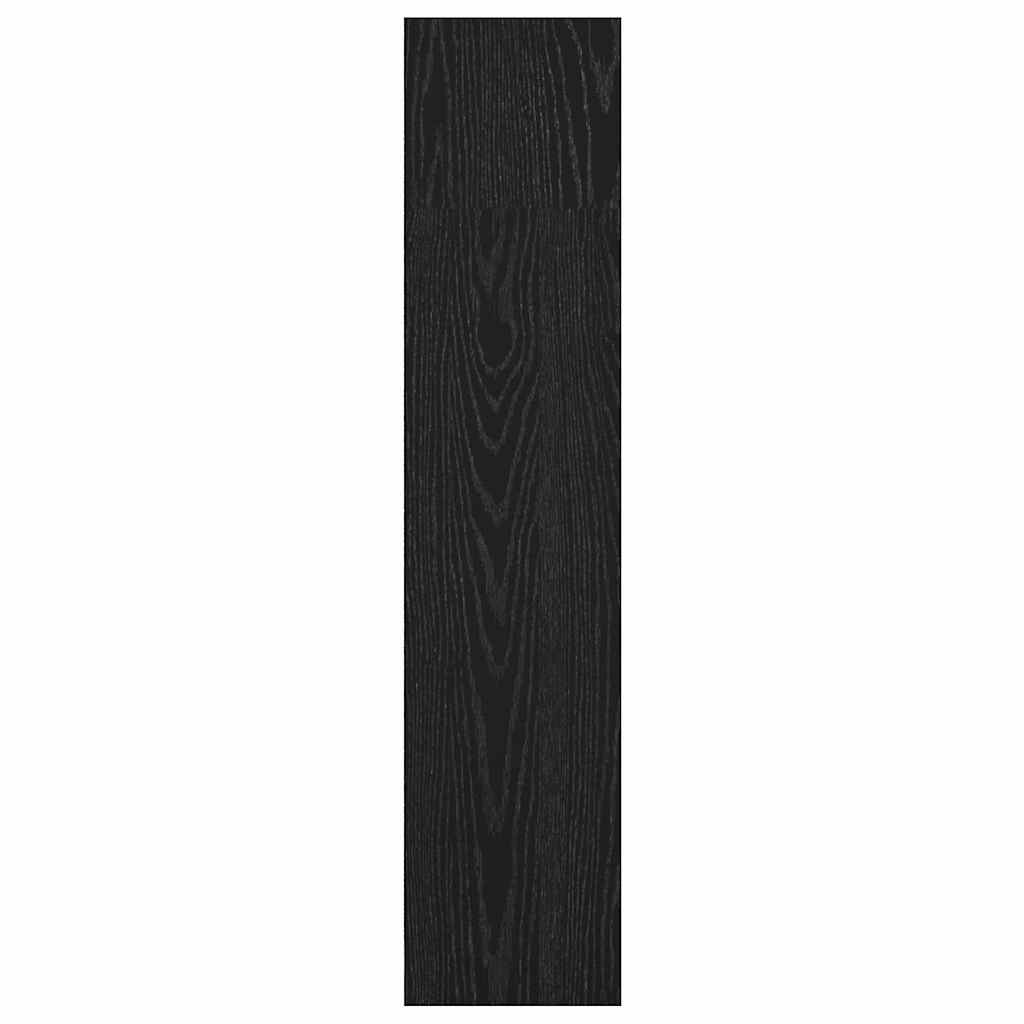 Bookcase 80x24x109 cm Engineered Wood Black oak