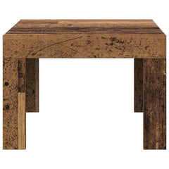 vidaXL Coffee Table Old Wood 50 x 50 x 35 cm Engineered Wood 5