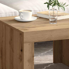 vidaXL Coffee Table Artisan Oak 50 x 50 x 35 cm Engineered Wood 4