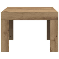 vidaXL Coffee Table Artisan Oak 50 x 50 x 35 cm Engineered Wood 5