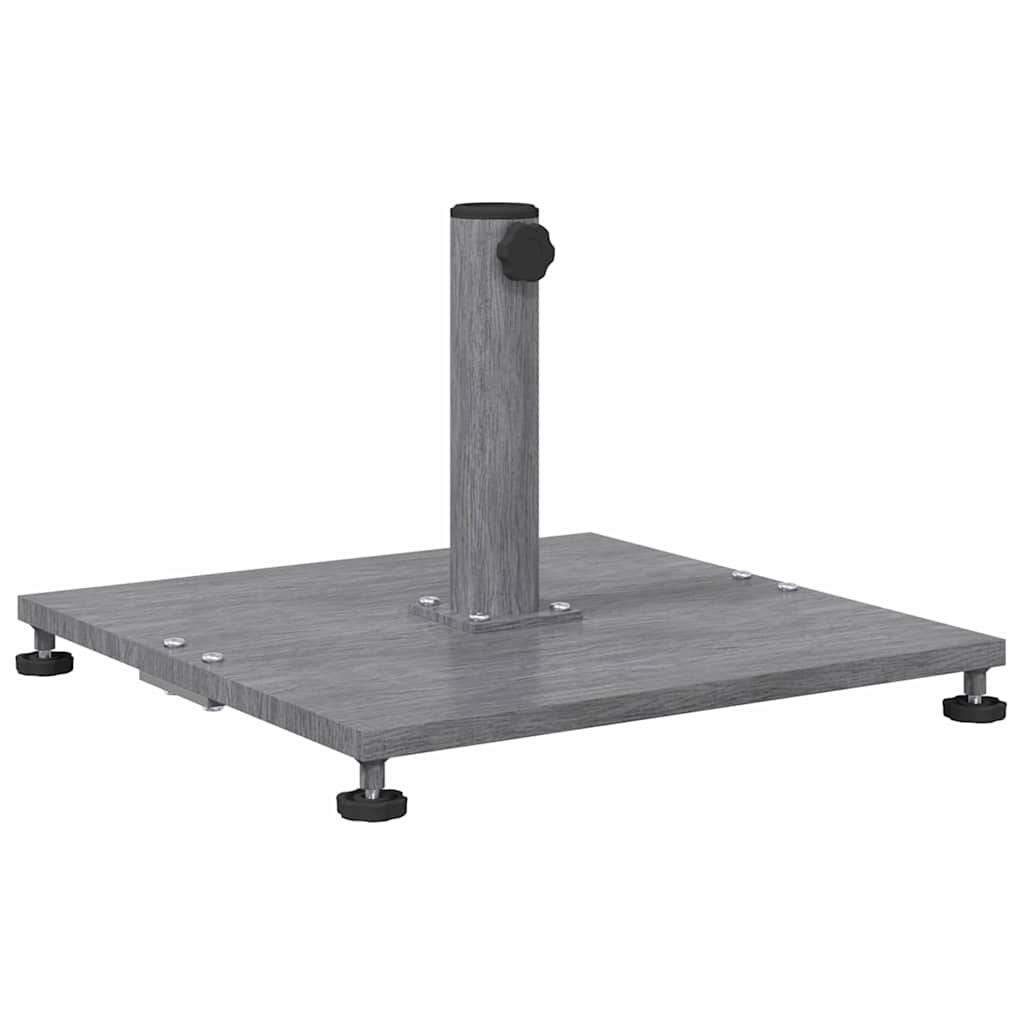 vidaXL Parasol Base 28.95 kg Dark Grey Wood Look Square 2