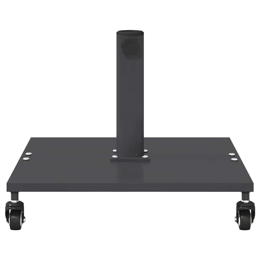 vidaXL Parasol Base 26.8 kg Dark Grey Square Adjustable 5