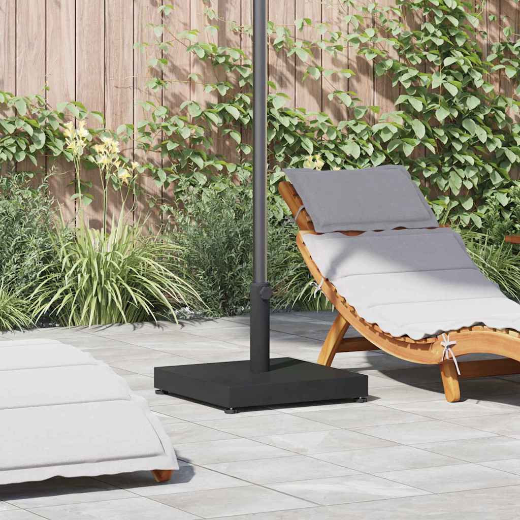 Parasol Base 45 x 45 x 31.5 cm Black without wheels