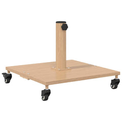 vidaXL Parasol Base 26.75 kg Light Wood Square Adjustable 2
