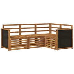 vidaXL Sofa Sets 4 pcs Solid Acacia Wood 2