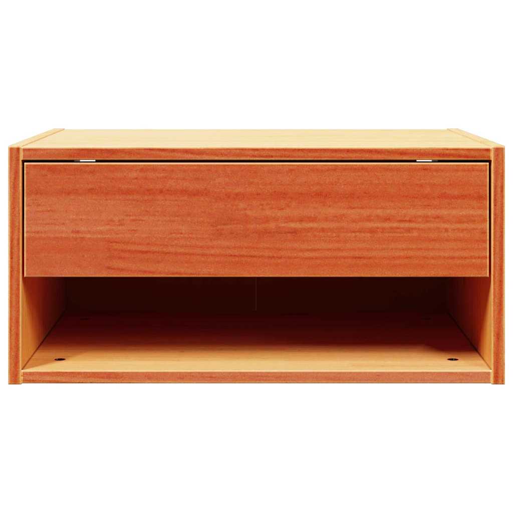 vidaXL Bedside Table Wax Brown 50 x 32.5 x 24 cm Solid pine wood 6