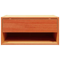 vidaXL Bedside Table Wax Brown 50 x 32.5 x 24 cm Solid pine wood 6