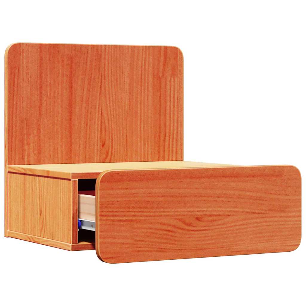 vidaXL Bedside Table Wax Brown 44 x 32.5 x 40 cm Solid pine wood 5