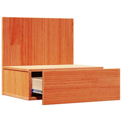 vidaXL Bedside Table Wax Brown 42 x 32.5 x 40 cm Solid pine wood 5