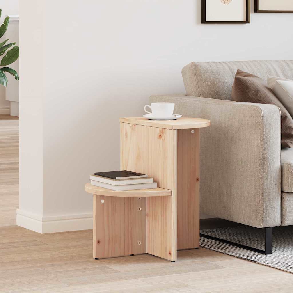Coffee Table Natural Solid Pine Wood