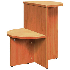 vidaXL Coffee Table Wax Brown 50 x 40 x 50 cm Solid pine wood 2