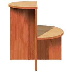 vidaXL Coffee Table Wax Brown 50 x 40 x 50 cm Solid pine wood 5