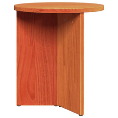 vidaXL Coffee Table 2 pcs Wax Brown 49 x 49 x 28 cm Solid Pine wood 5