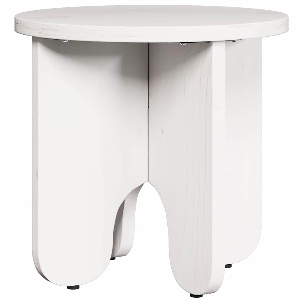 vidaXL Coffee Table 2 pcs White 39.5 x 39.5 x 30 cm Solid Pine wood 5