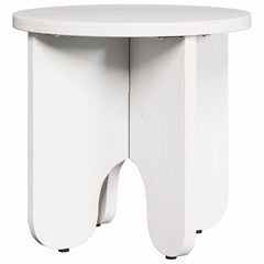 vidaXL Coffee Table 2 pcs White 39.5 x 39.5 x 30 cm Solid Pine wood 5