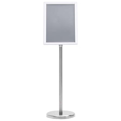 vidaXL Poster Stands 2 pcs Silver 32.7 x 24 x 108 cm Aluminium 3