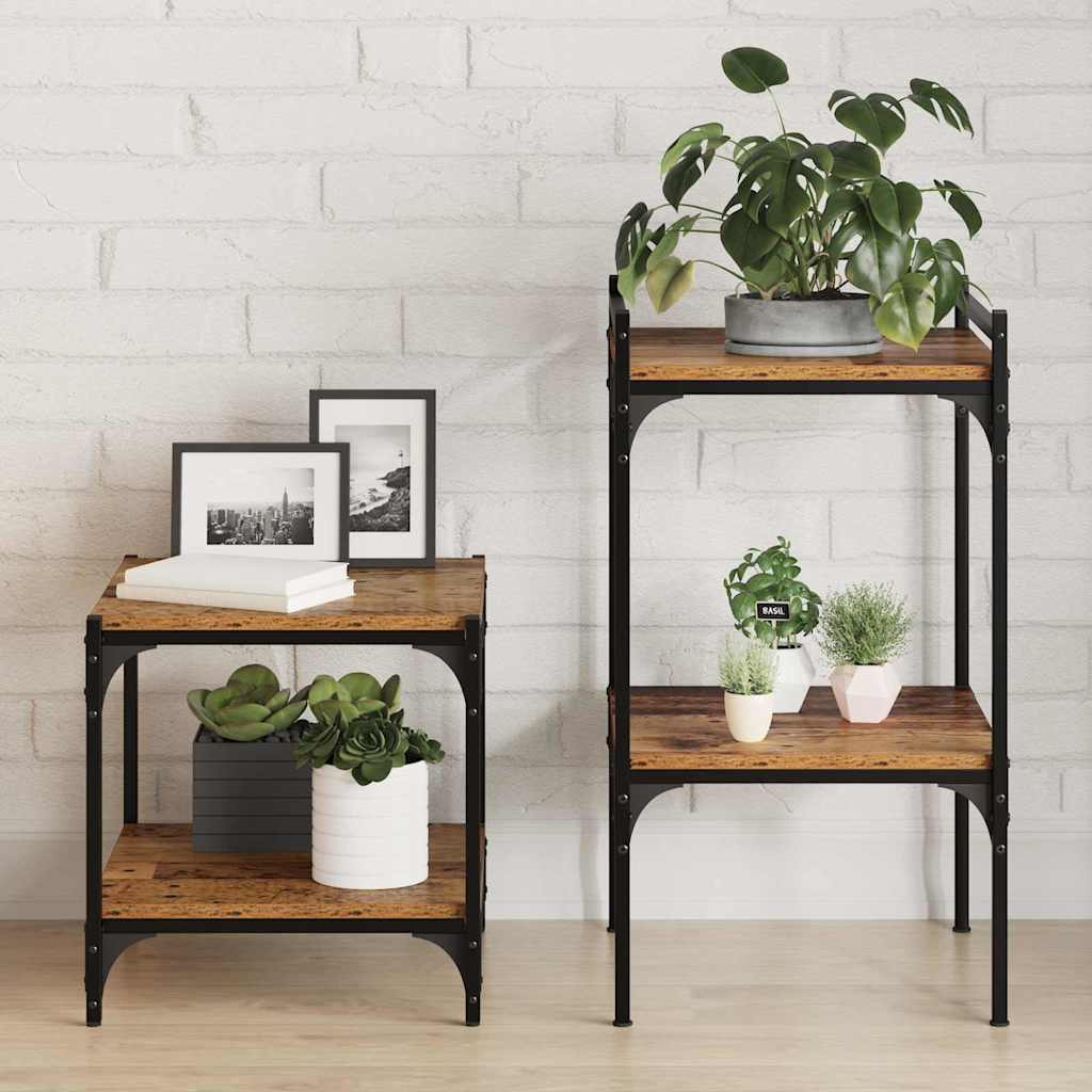 vidaXL Bookshelf Board 3-Tier 4 pcs 40 x 40 x 1.5 cm Engineered Wood 3