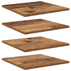vidaXL Bookshelf Board 3-Tier 4 pcs 40 x 40 x 1.5 cm Engineered Wood 2