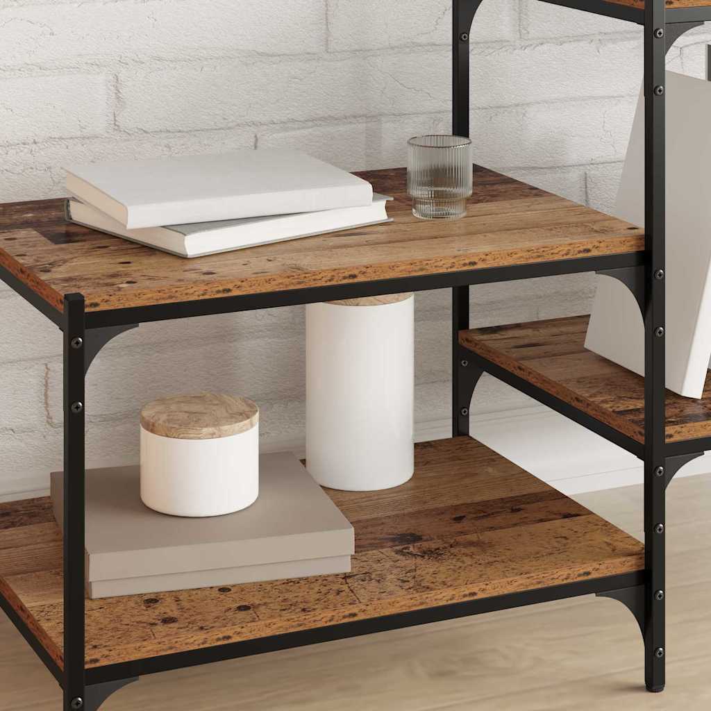 vidaXL Bookshelf Board 3-Tier 4 pcs 60 x 40 x 1.5 cm Engineered Wood 4