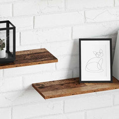 vidaXL Bookshelf Board 3-Tier 4 pcs 100 x 20 x 1.5 cm Engineered Wood 4