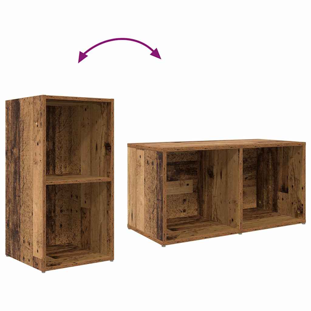 vidaXL TV Cabinet Set 72 x 35 x 37 cm Brown Engineered Wood 6
