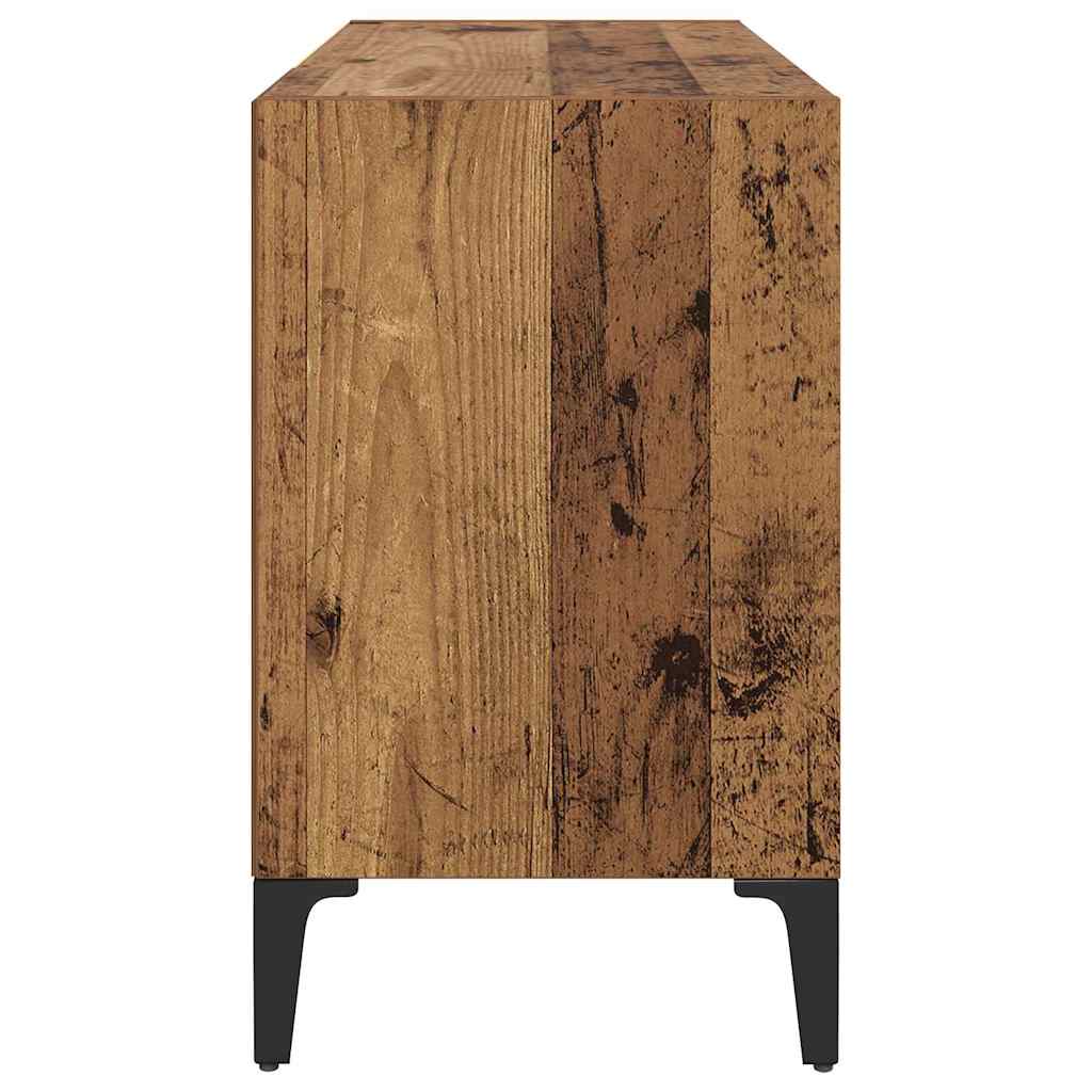 vidaXL TV Cabinet Set Wall-mounted Brown Engineered Wood 6
