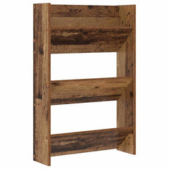 vidaXL Shoe Cabinet 2 pcs 60 x 18 x 90 cm Engineered Wood Old Wood 5