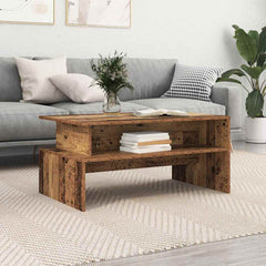 vidaXL Coffee Table Old Wood 90 x 55 x 42.5 cm Engineered Wood 4