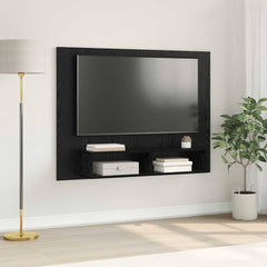 Wall TV Cabinet 120x23,5x90 cm Engineered Wood Black oak