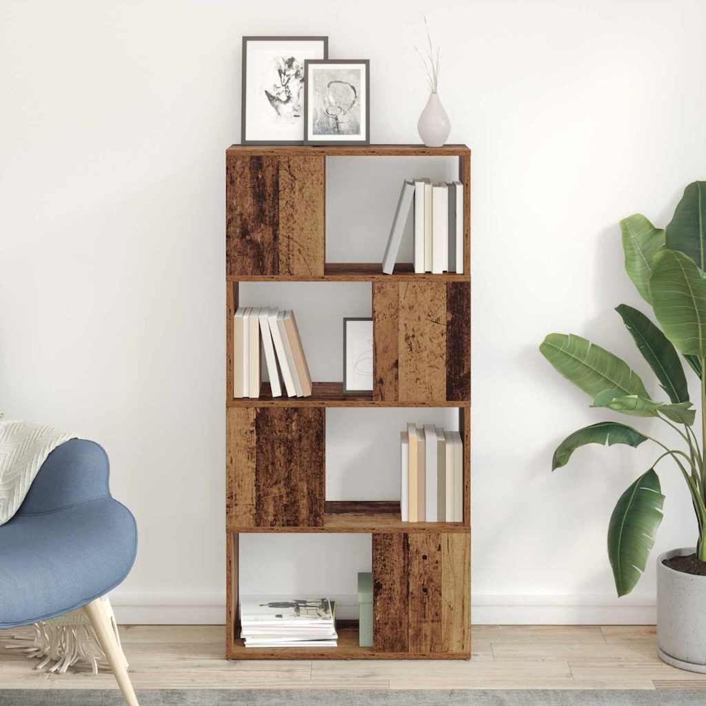 vidaXL TV Cabinet Set 60 x 24 x 125.5 cm Brown Engineered Wood 1