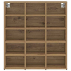 vidaXL Shoe Cabinet 77.5 x 30 x 83.5 cm Engineered Wood Artisan Oak 5