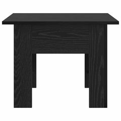 vidaXL Coffee Table Black Oak 55 x 55 x 42 cm Engineered Wood 5