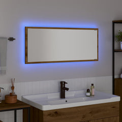 vidaXL Mirror Artisan Oak 90 x 8.5 x 37 cm Engineered Wood 4