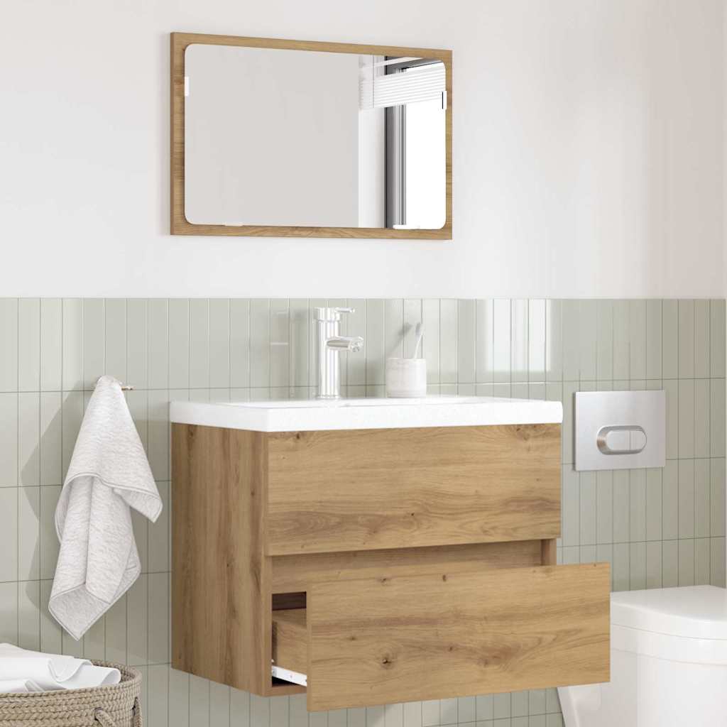 vidaXL 2 Piece Bathroom Furniture Set Engineered Wood