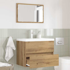 vidaXL 2 Piece Bathroom Furniture Set Engineered Wood