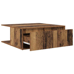 vidaXL Coffee Table Old wood 80 x 80 x 31 cm Engineered Wood 5