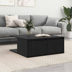 Coffee Table Engineered Wood in Black Oak