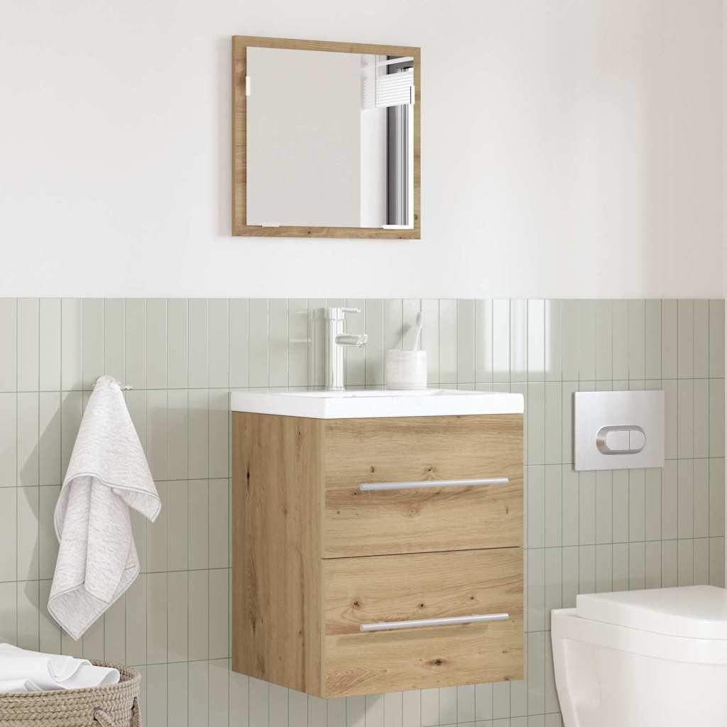 vidaXL Bathroom Furniture Set Brown 41 x 38.5 x 48 cm 4