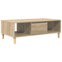 vidaXL Coffee Table Sonoma Oak 102 x 55 x 35 cm Engineered Wood 2