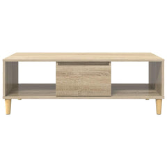 vidaXL Coffee Table Sonoma Oak 102 x 55 x 35 cm Engineered Wood 6