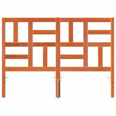 vidaXL Bed Headboard Wax Brown 145.5 x 4 x 104 cm Solid Pine Wood 4