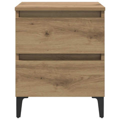 vidaXL Bedside Cabinet Artisan Oak 40 x 35 x 50 cm Engineered Wood 6