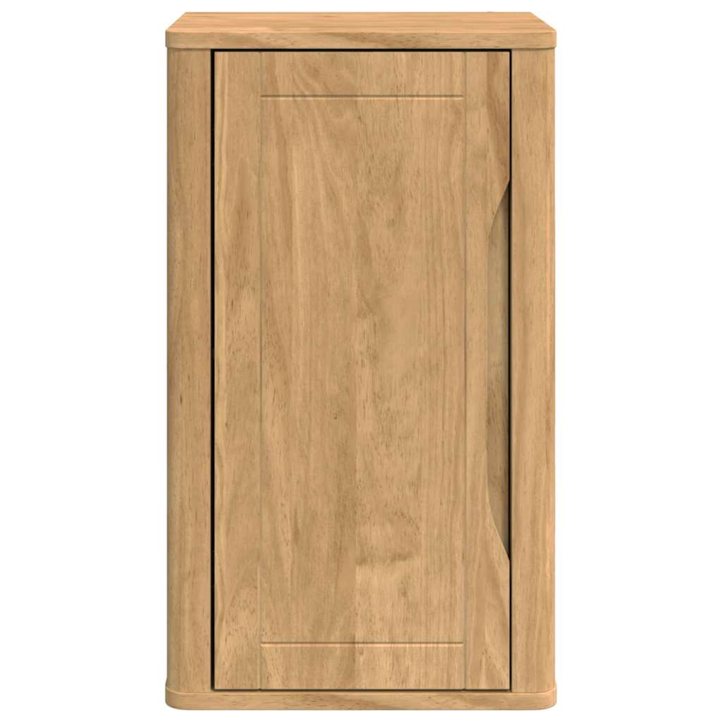 vidaXL Bathroom Wall Cabinet with Door FLORO Wax Brown 35 x 30 x 60 cm 6