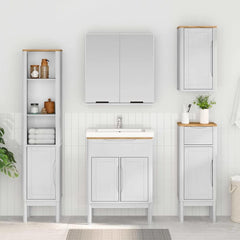 Bathroom Cabinet with Drawer FLORO 35 x 30 x 90 cm White