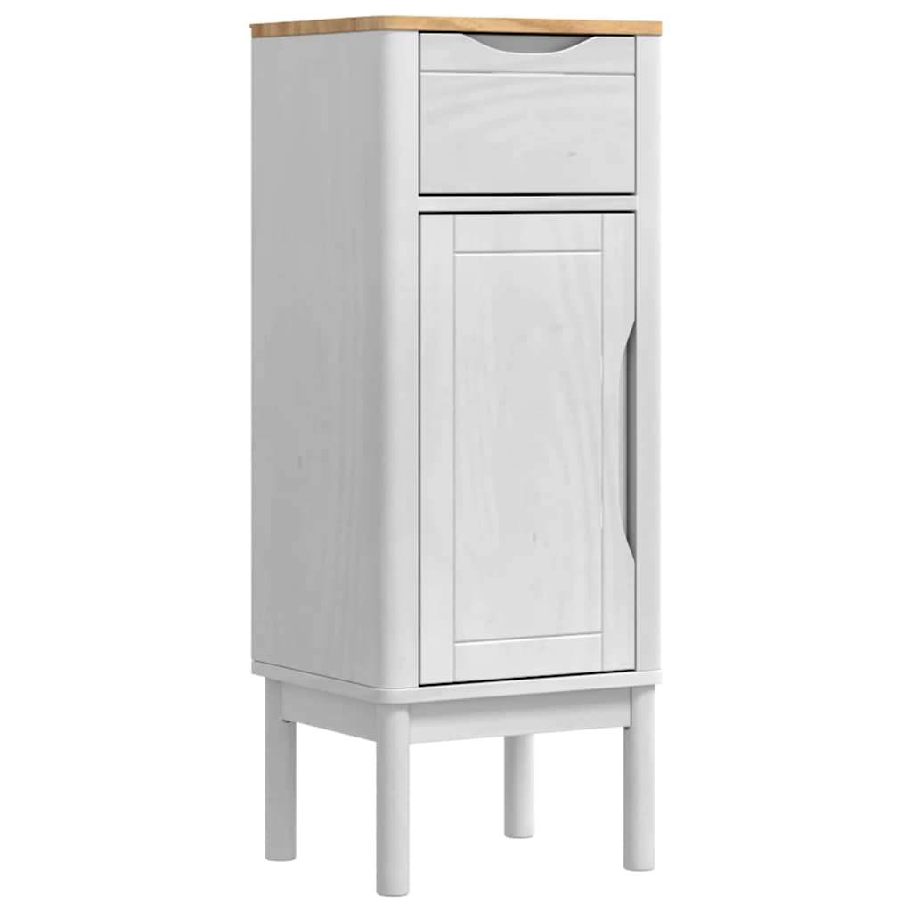 Bathroom Cabinet with Drawer FLORO 35 x 30 x 90 cm White