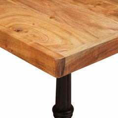 vidaXL Bistro Table 50 x 50 x 76 cm Solid Acacia Wood Brown Square 6
