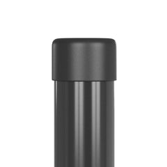 vidaXL Fence Post 12 pcs Grey 120 cm Powder-coated steel 4